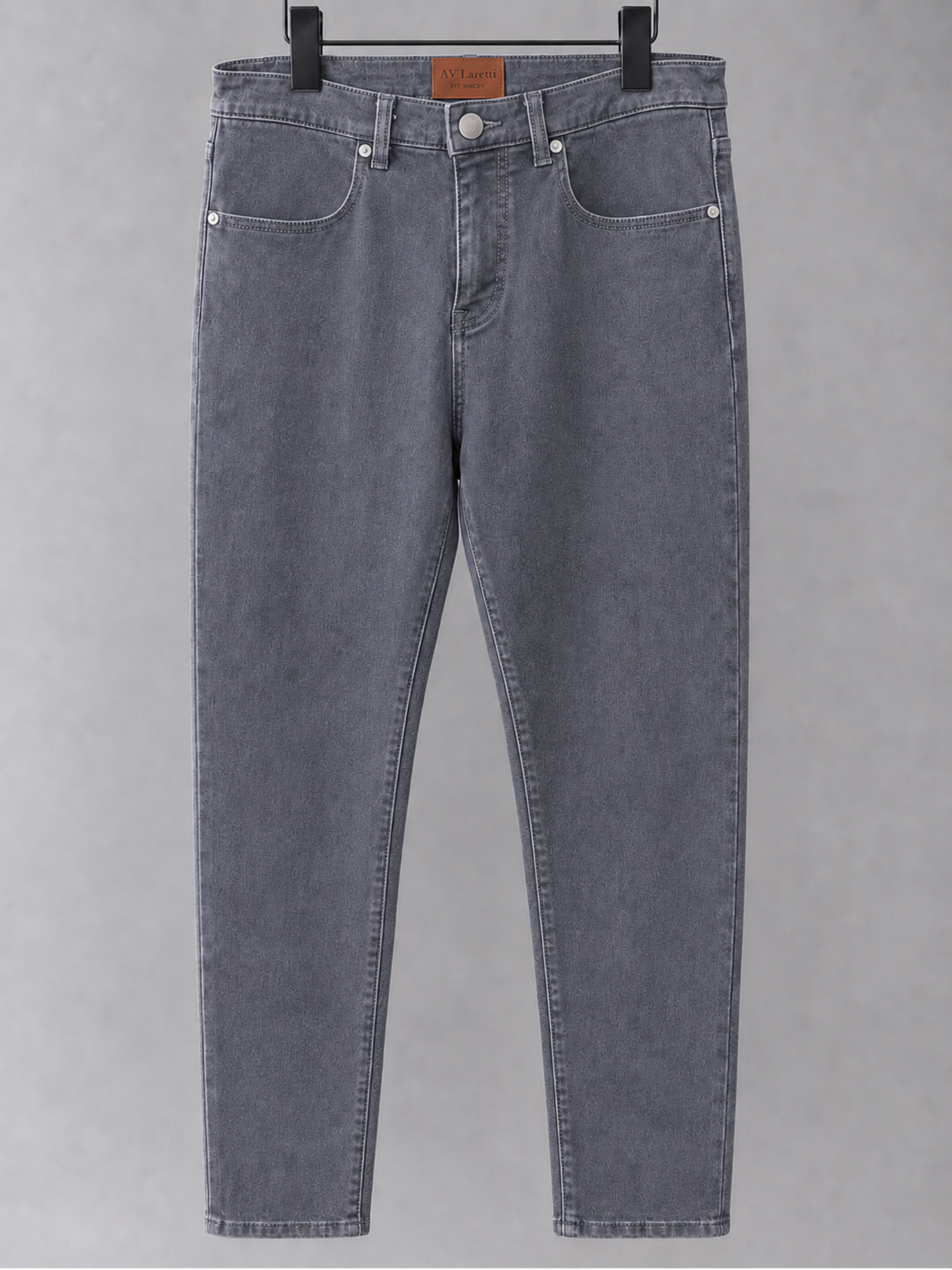 Charcoal Grey Twill Jean