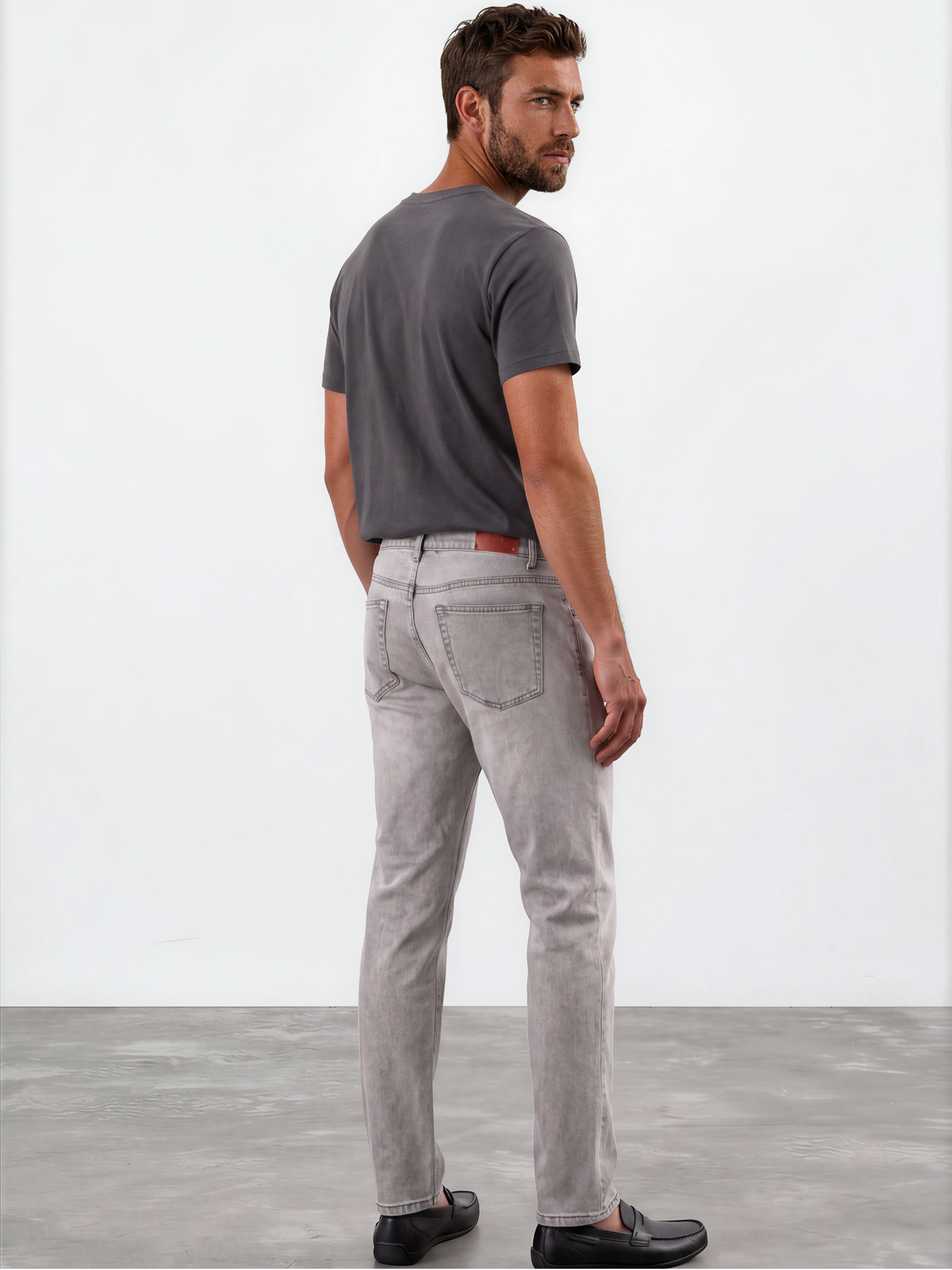 Light brown wash jean