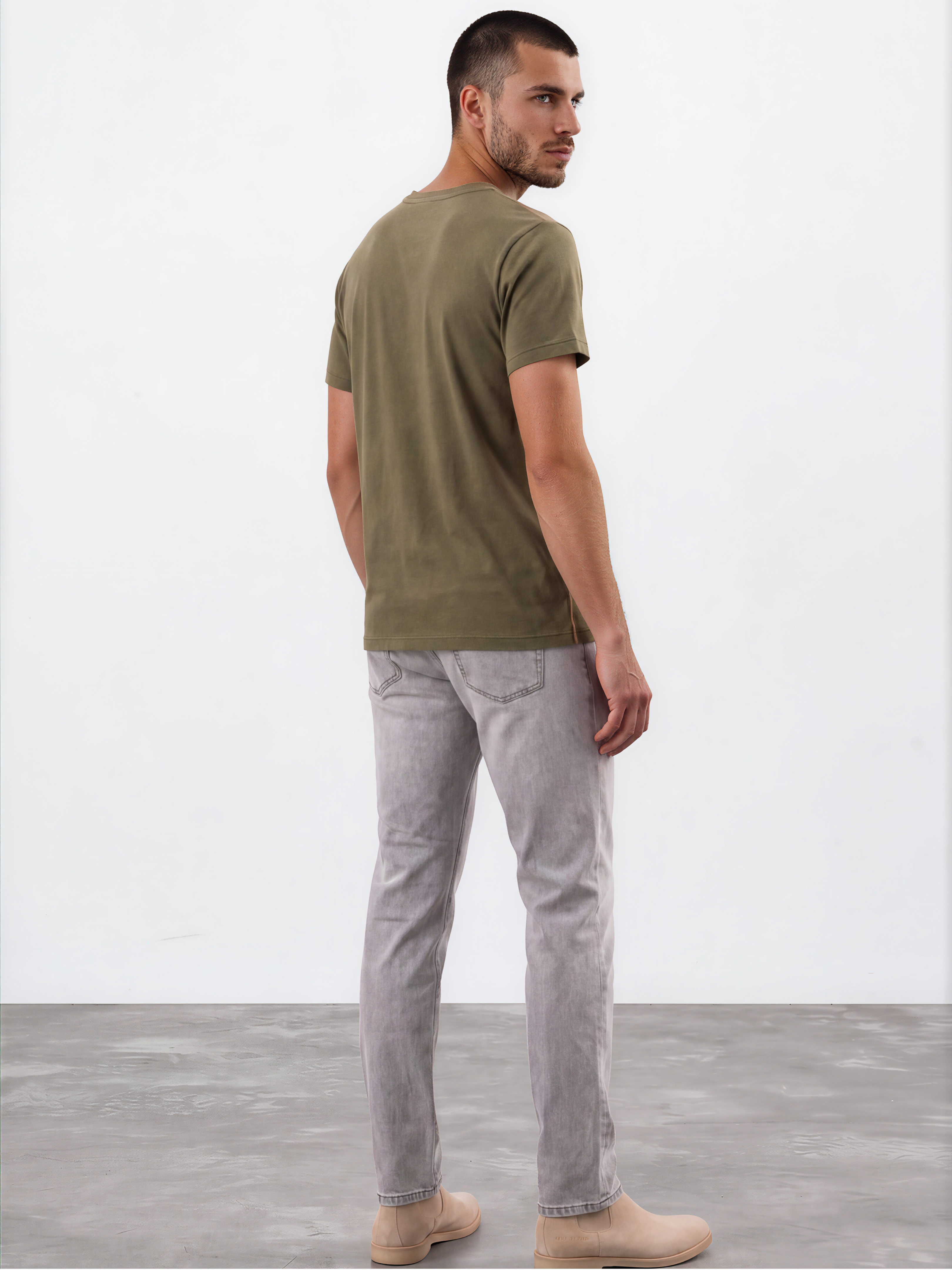 Olive green standard tee