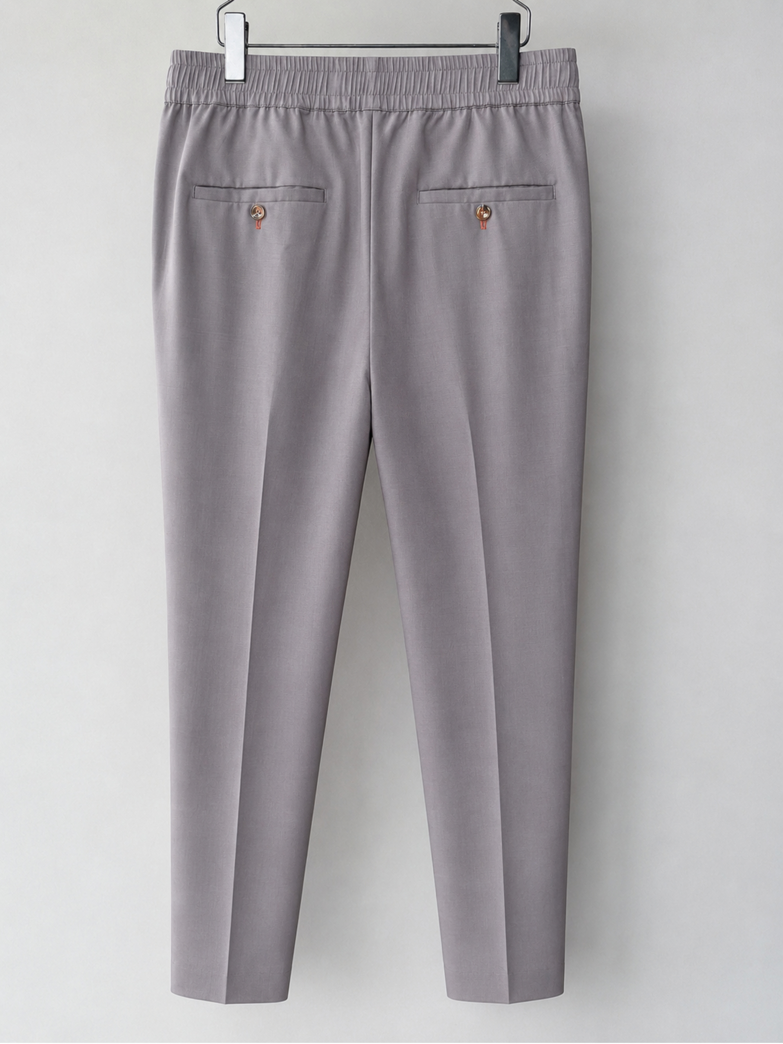 Matching Grey Drawstring Pant with Elastic Waistband