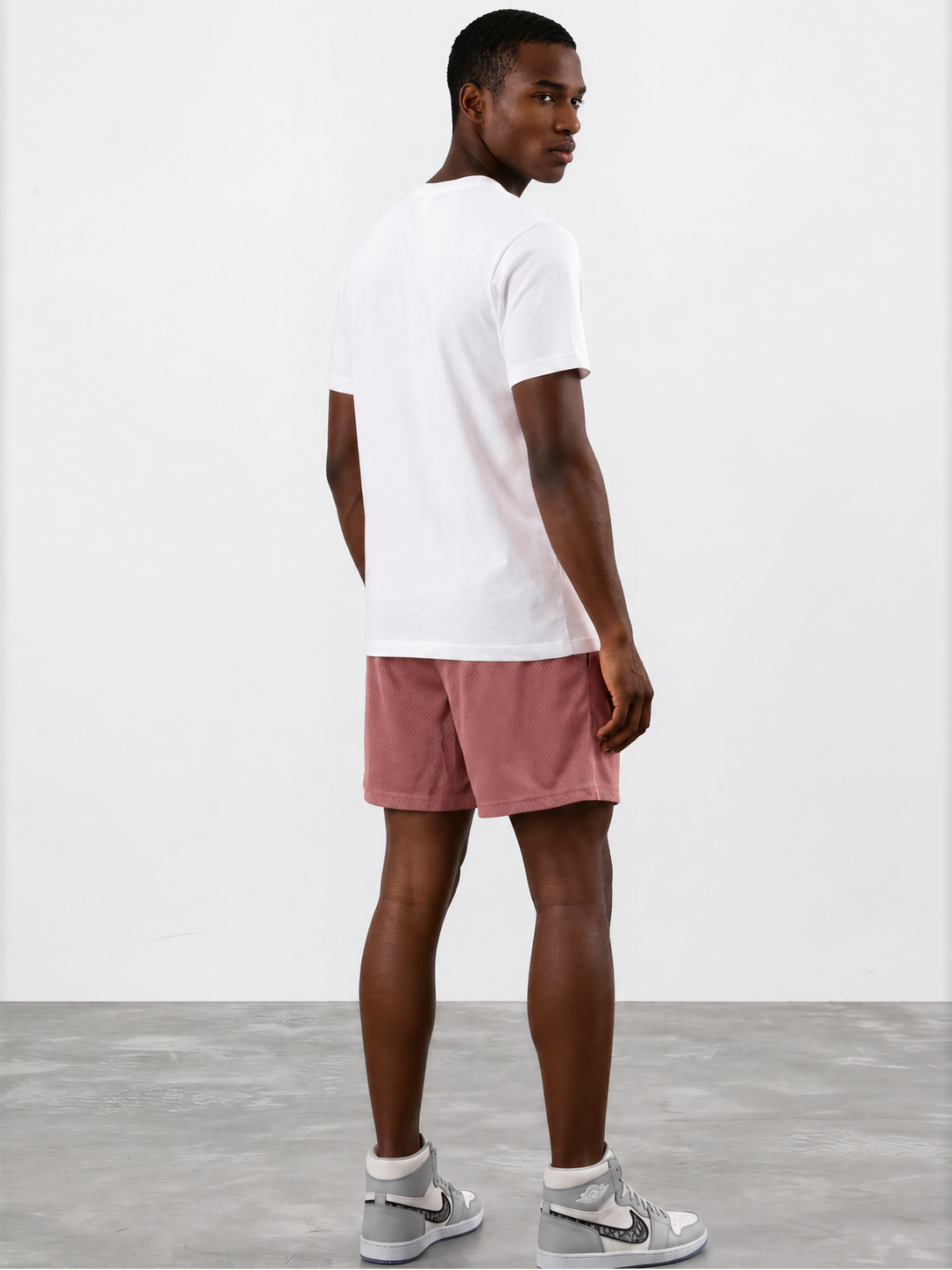 Chocolate Brown Short with Hidden Zipper Pockets