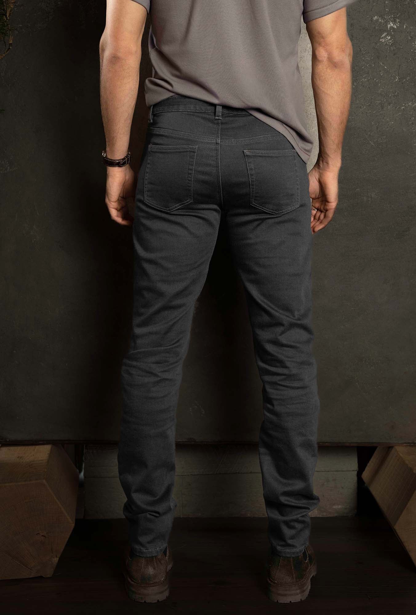 Charcoal Grey Twill Pant