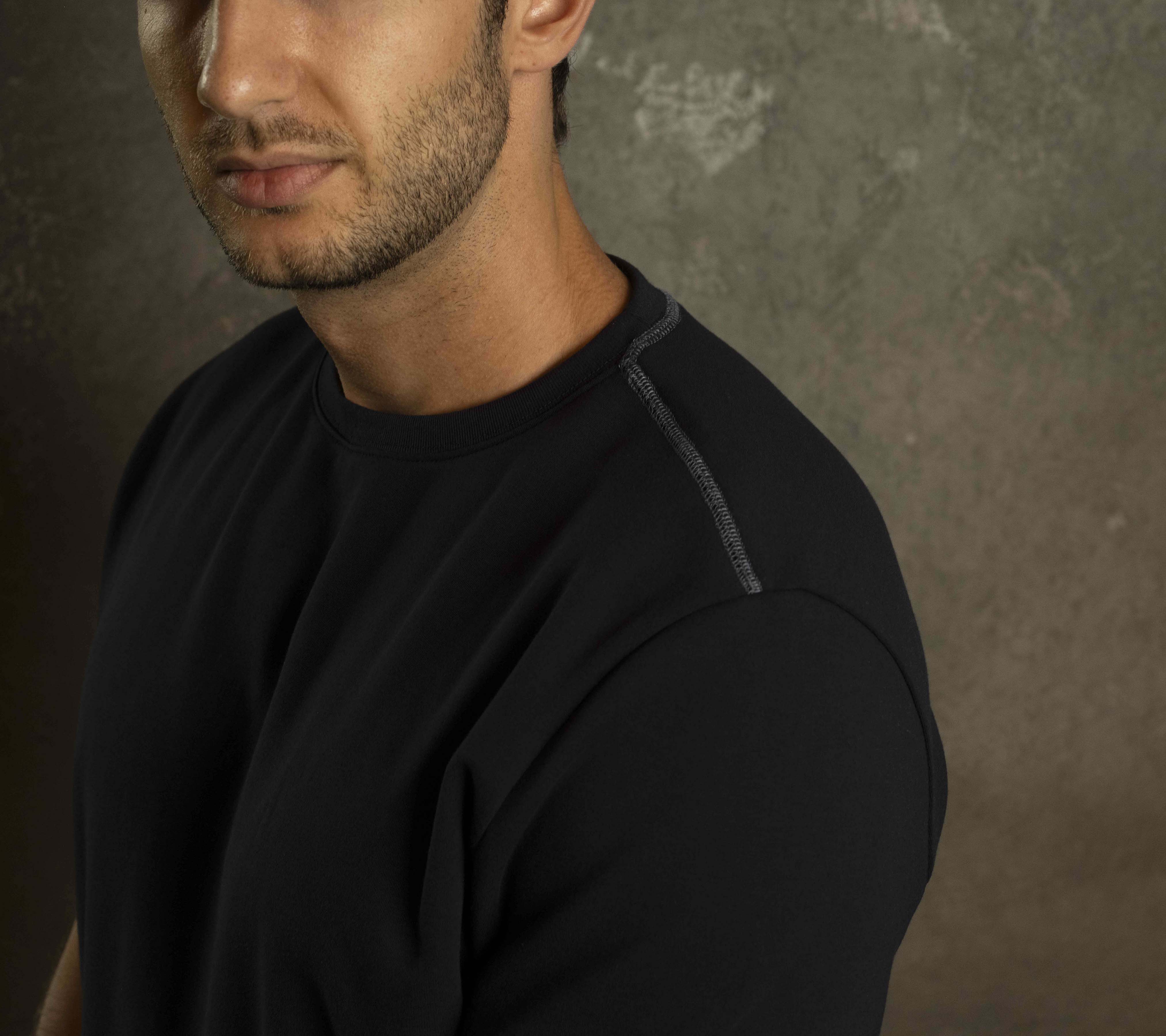 Premium navy fitness shirt for men