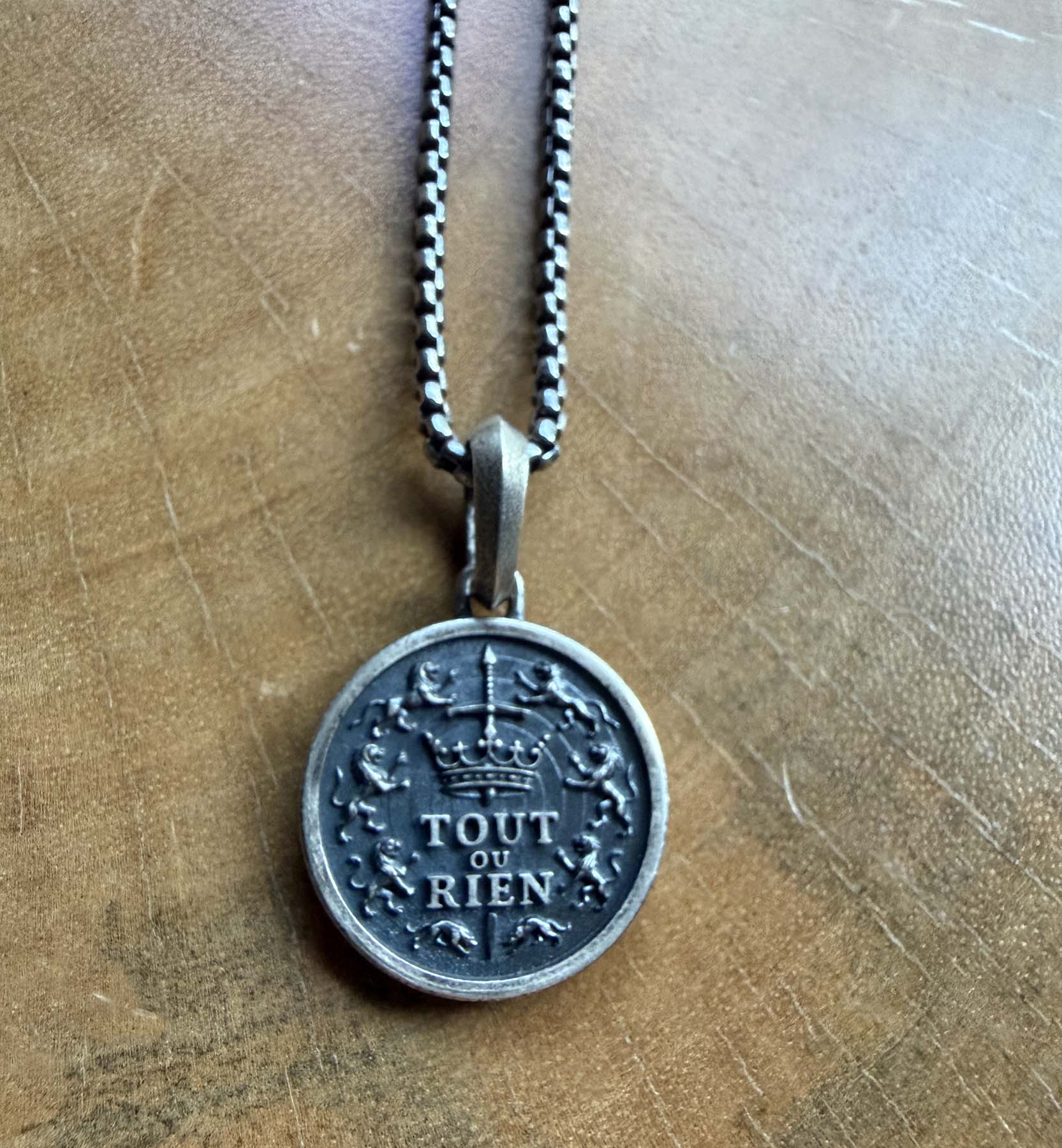 Sovereign Edge Sterling Silver Pendant