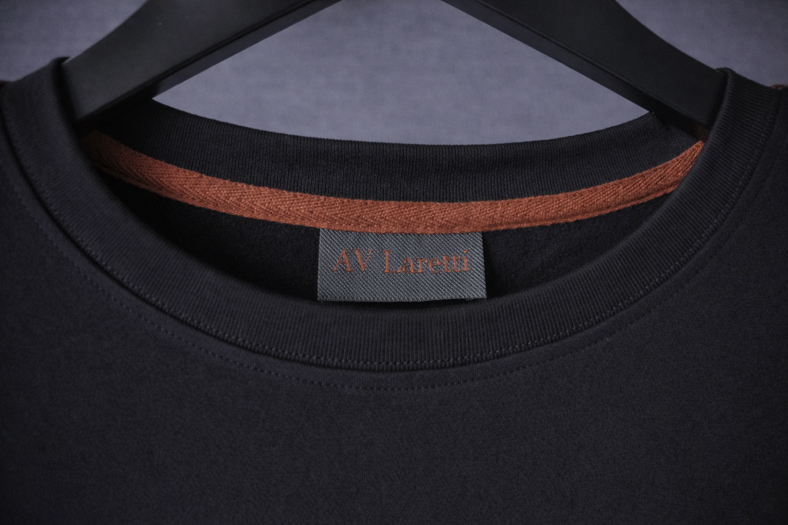 The standard crew neck in black