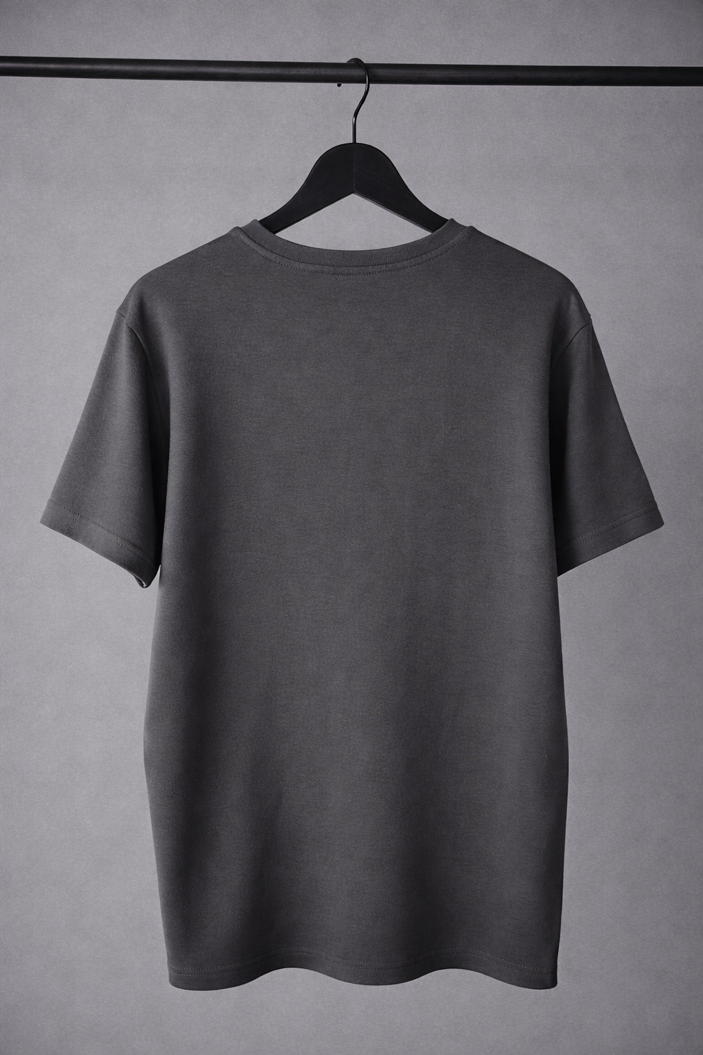 Charcoal grey crewneck standard tee