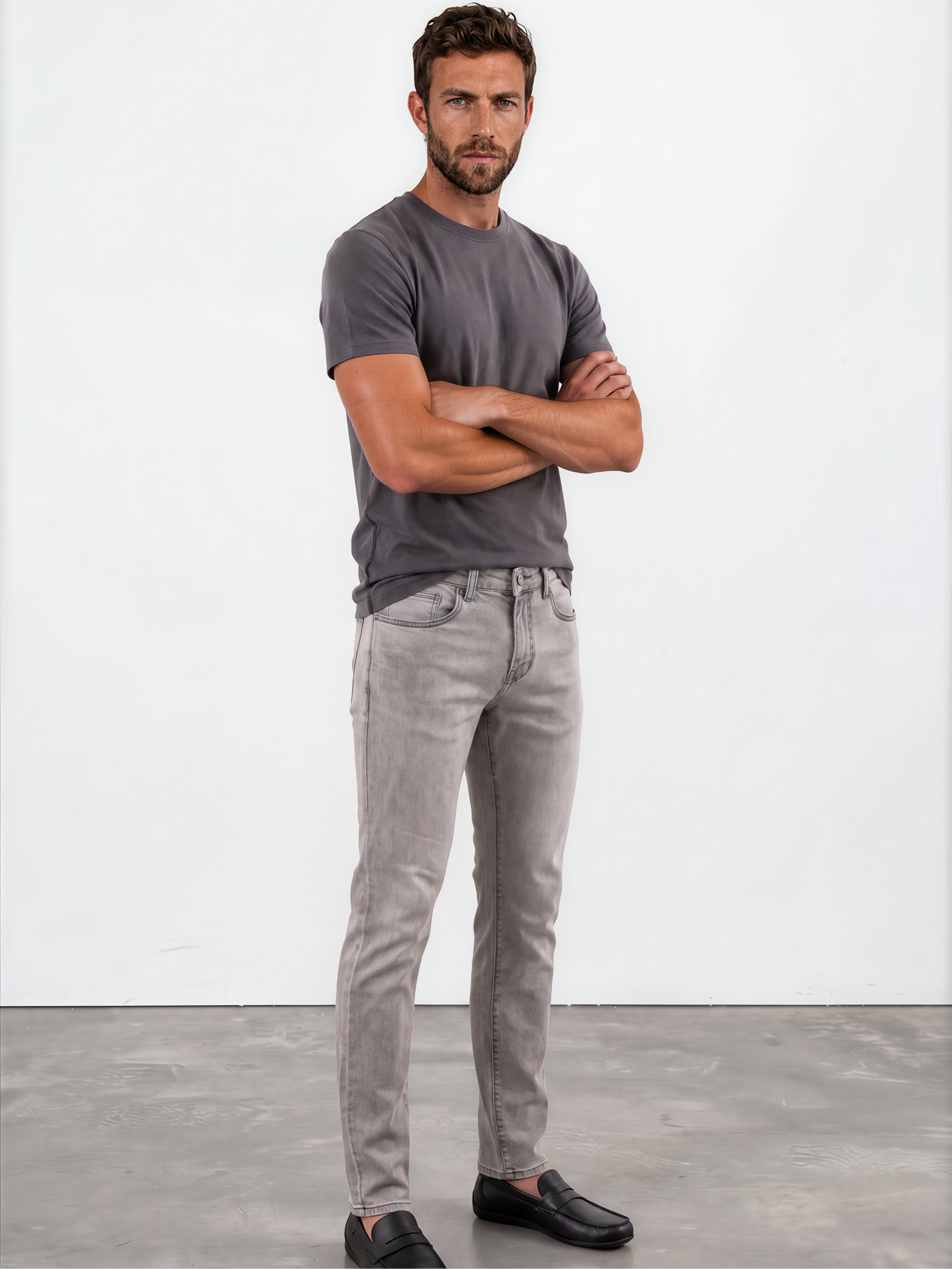 Light brown wash pant