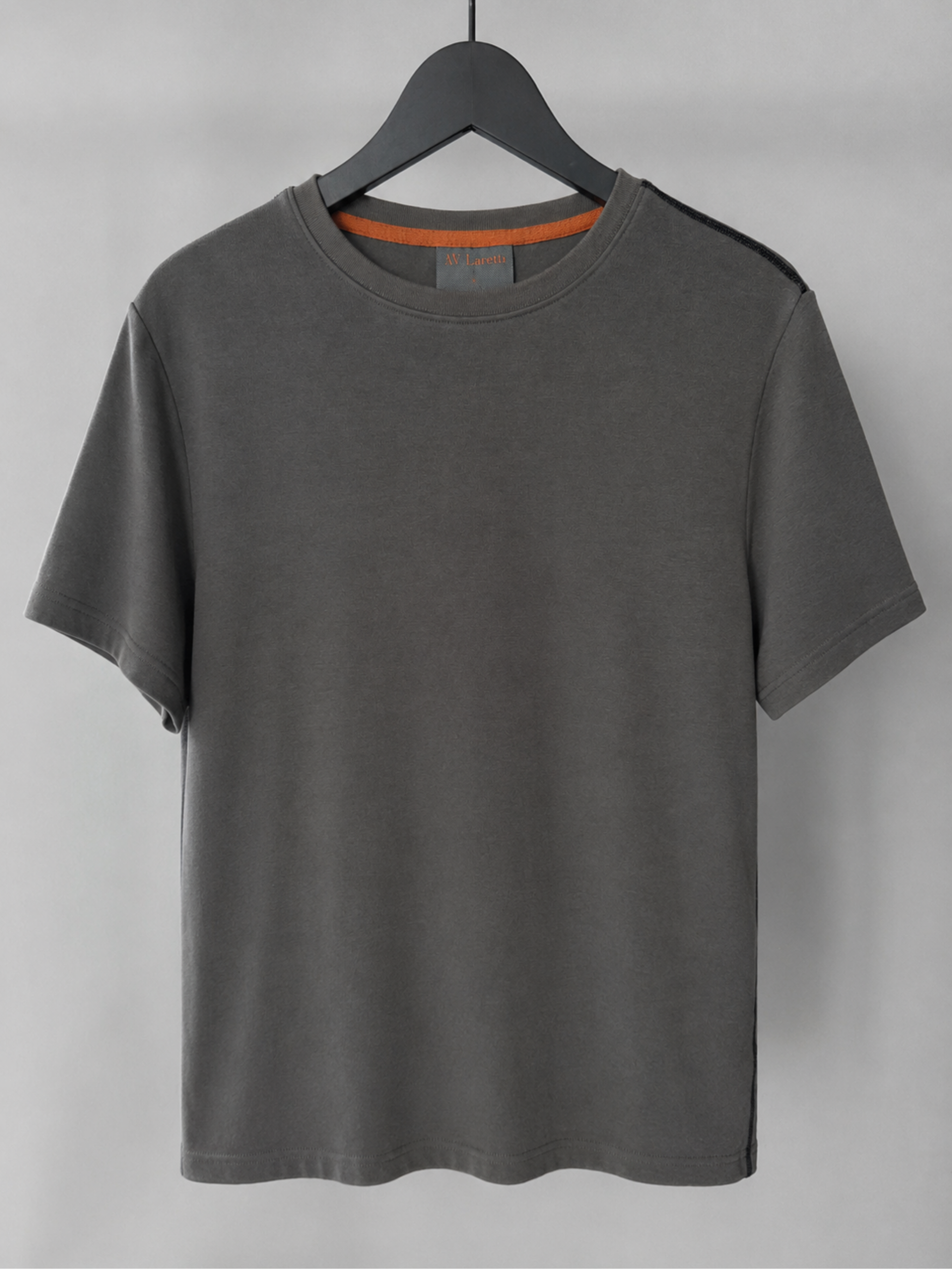 Charcoal grey crewneck standard tee