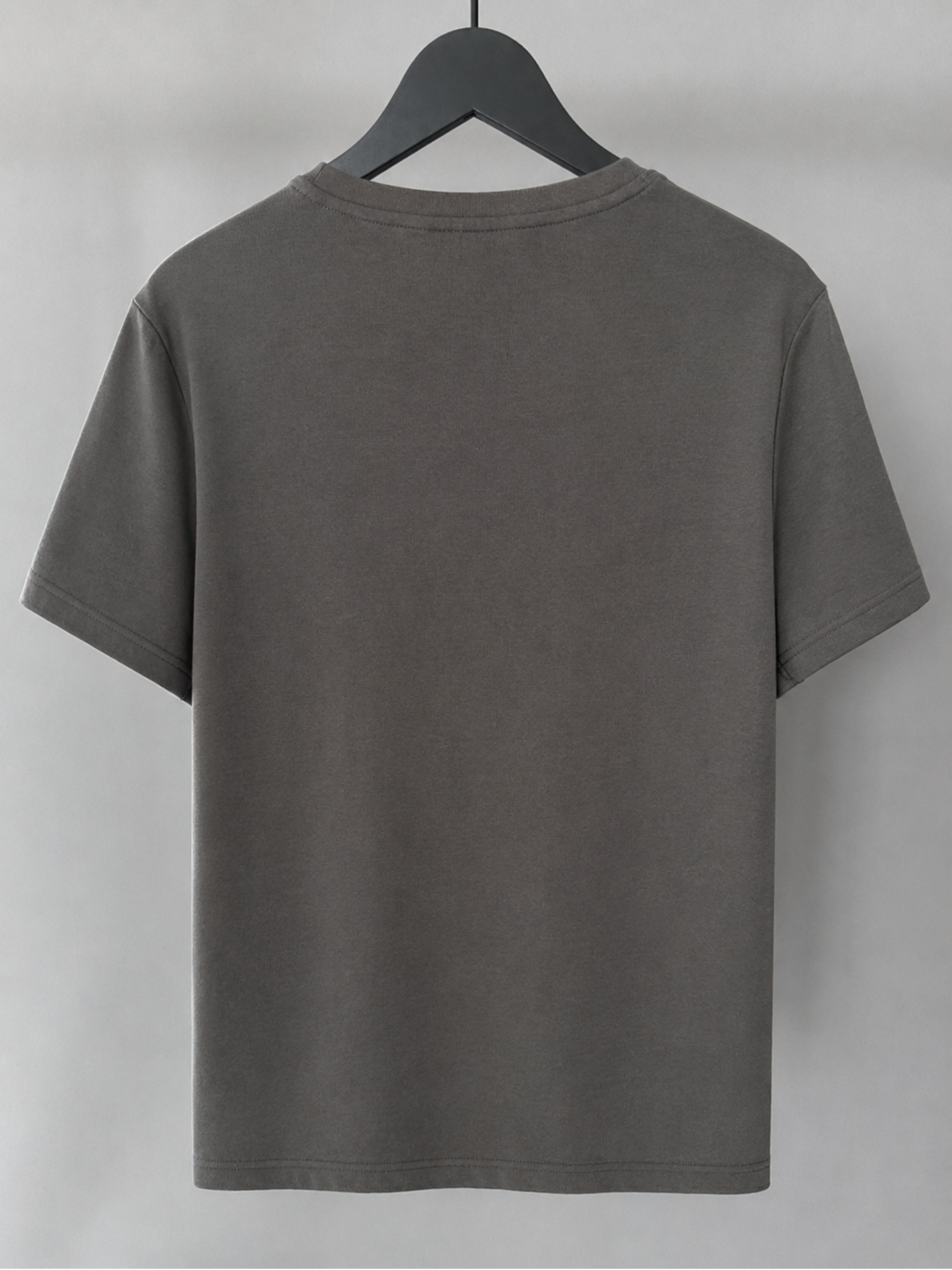Charcoal grey crewneck standard tee