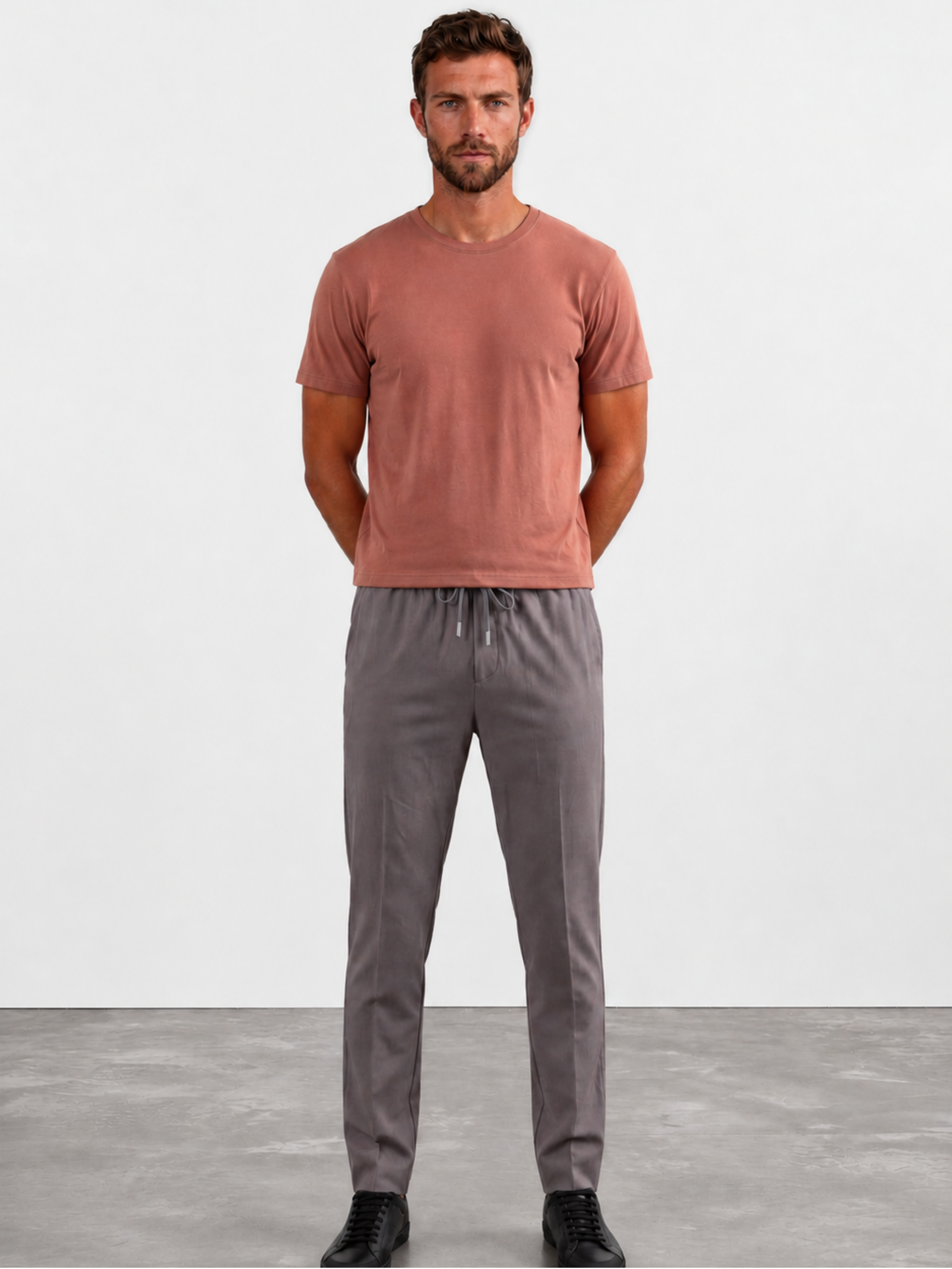 Saddle Brown standard crew neck tee