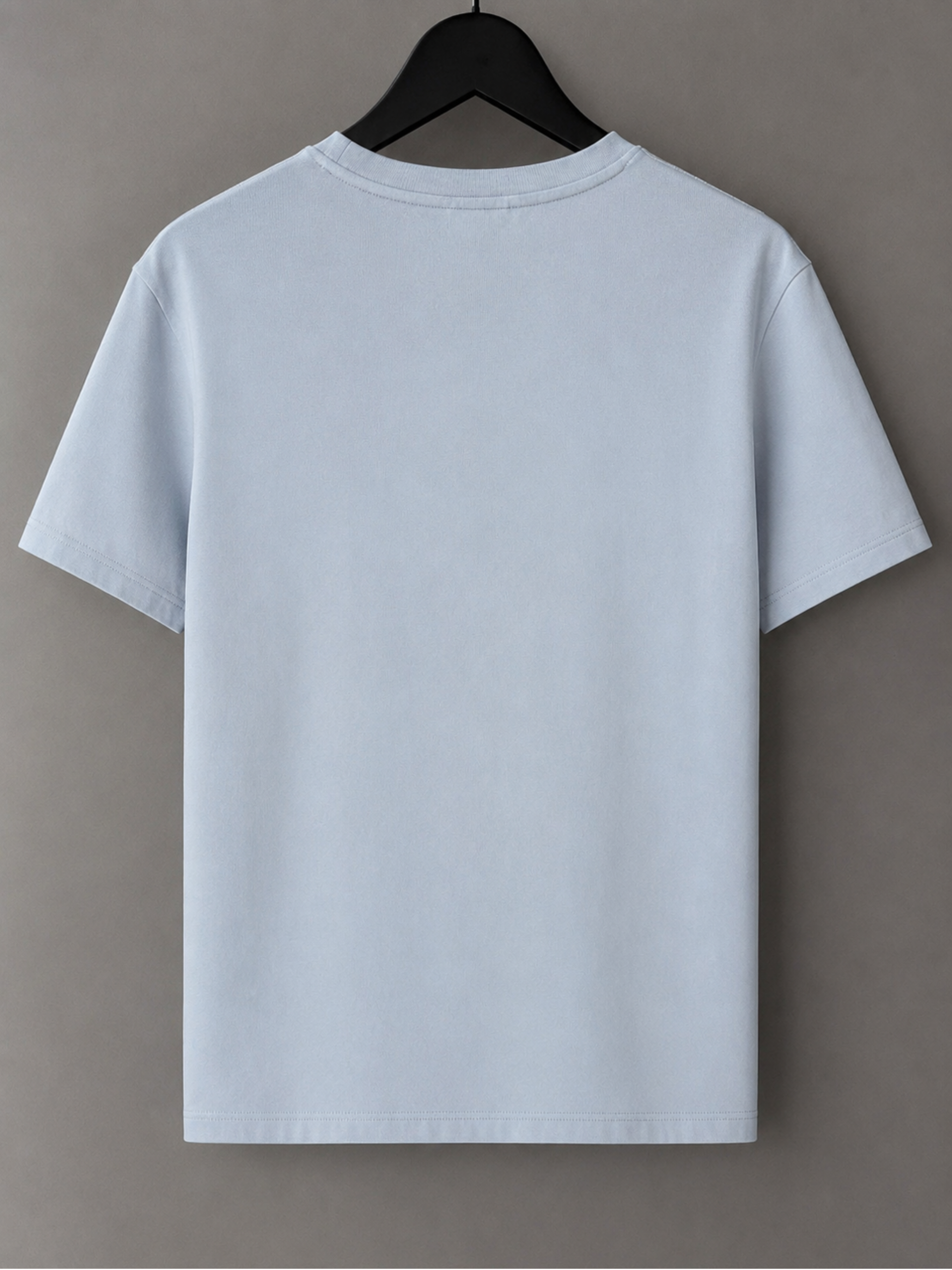 Powder blue crewneck tee shirt