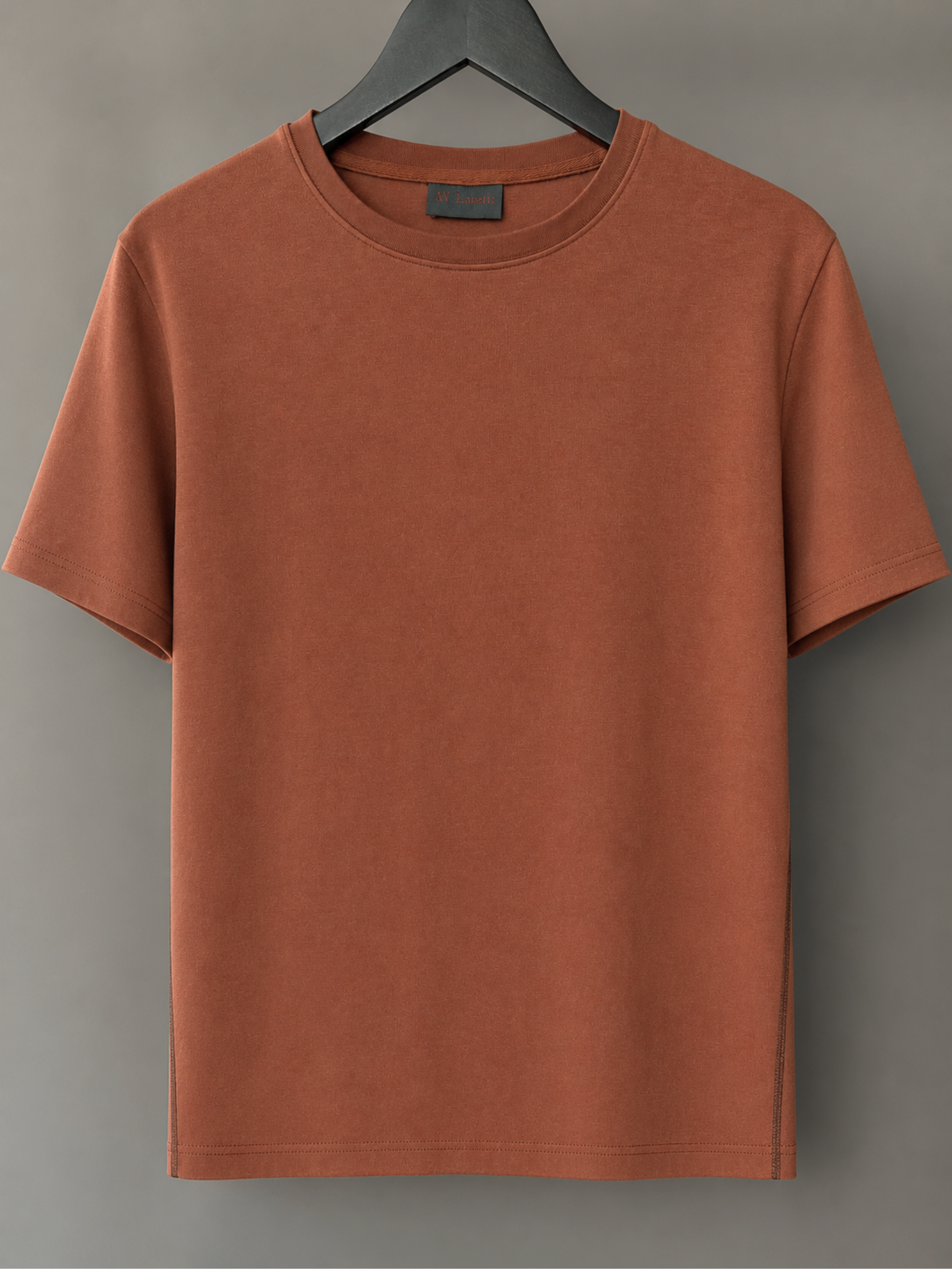 Saddle Brown standard crew neck tee