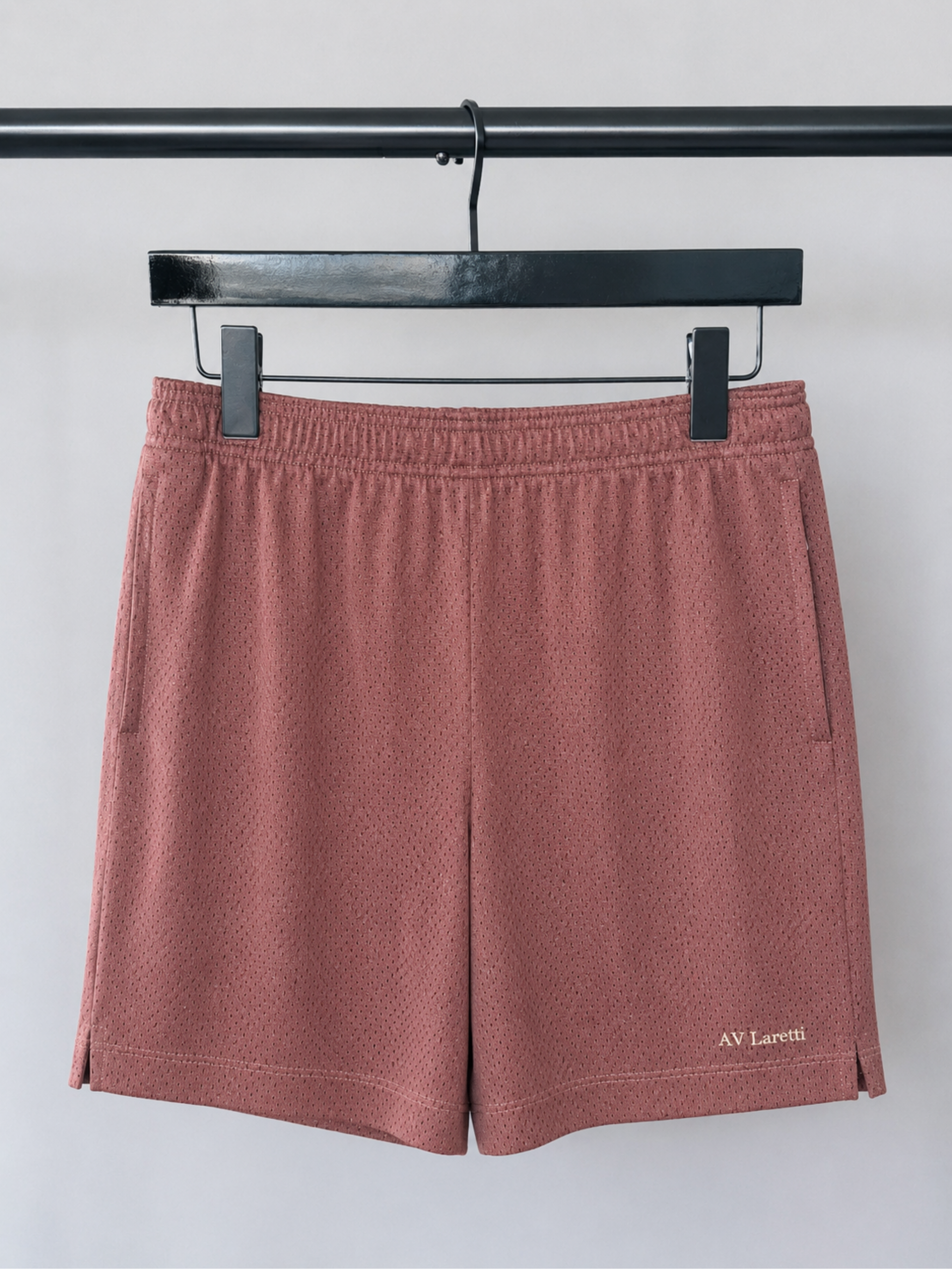 Chocolate Brown Short with Hidden Zipper Pockets