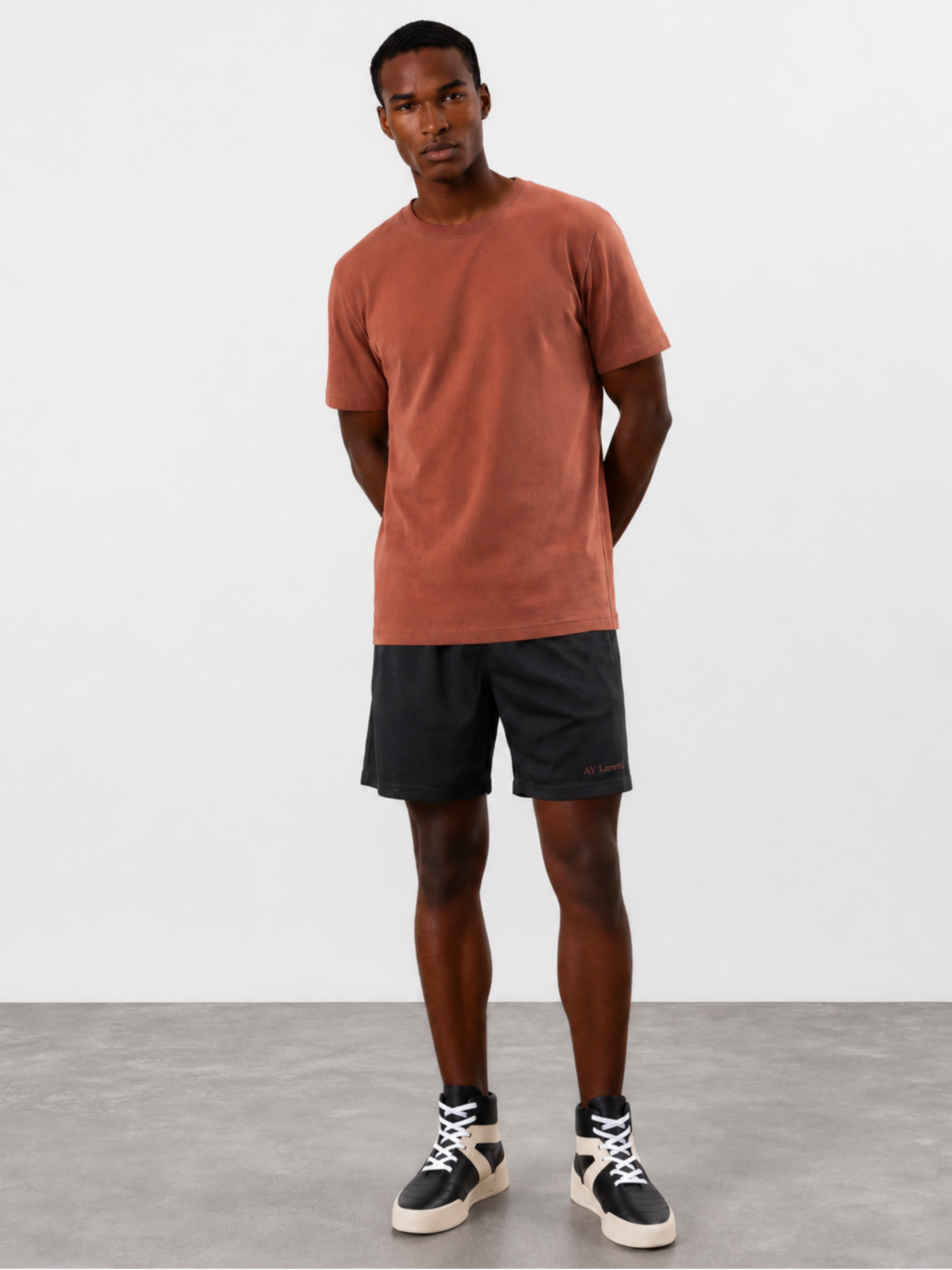 Black Short with Hidden Zipper Pockets