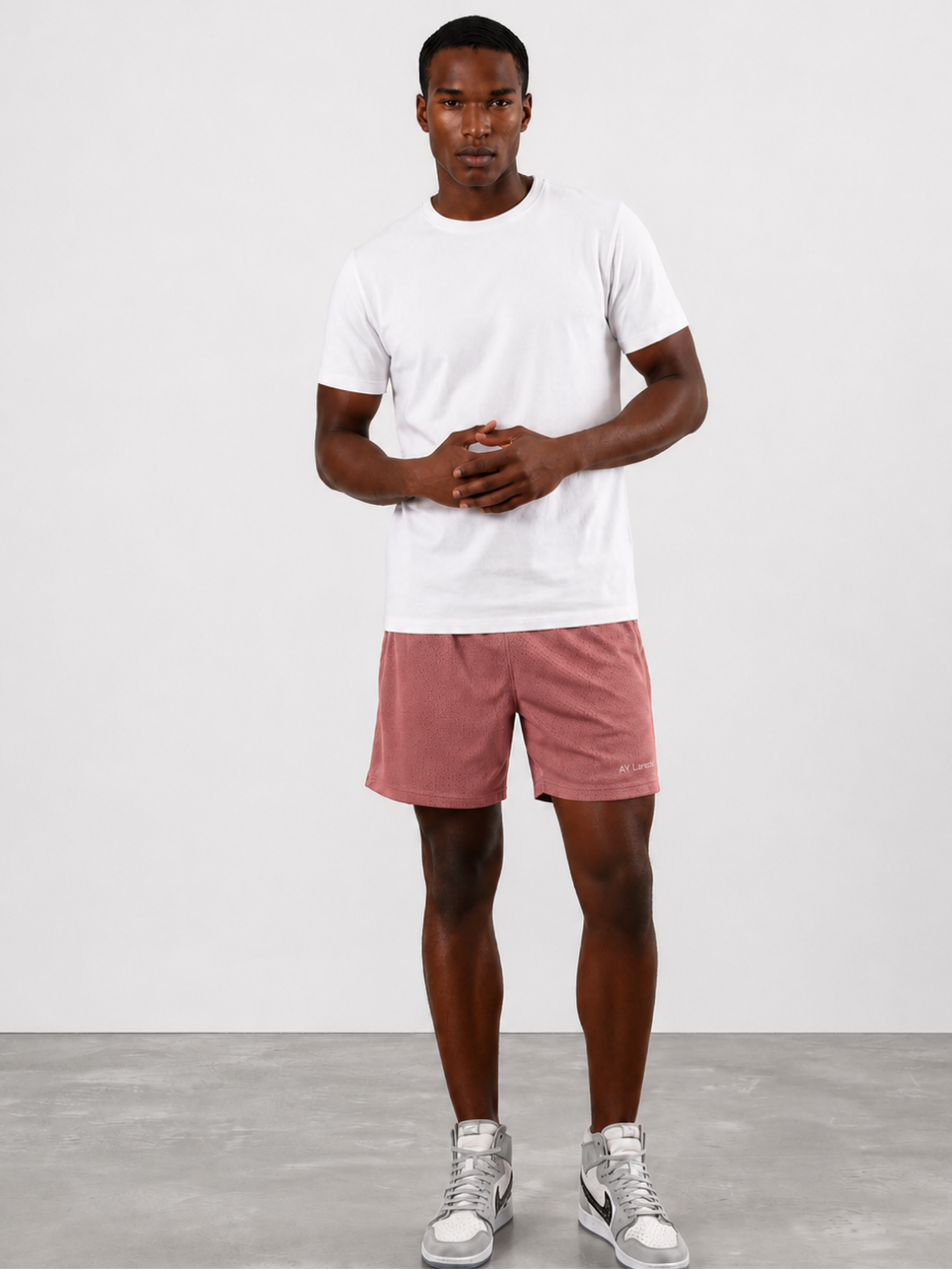 Chocolate Brown Short with Hidden Zipper Pockets