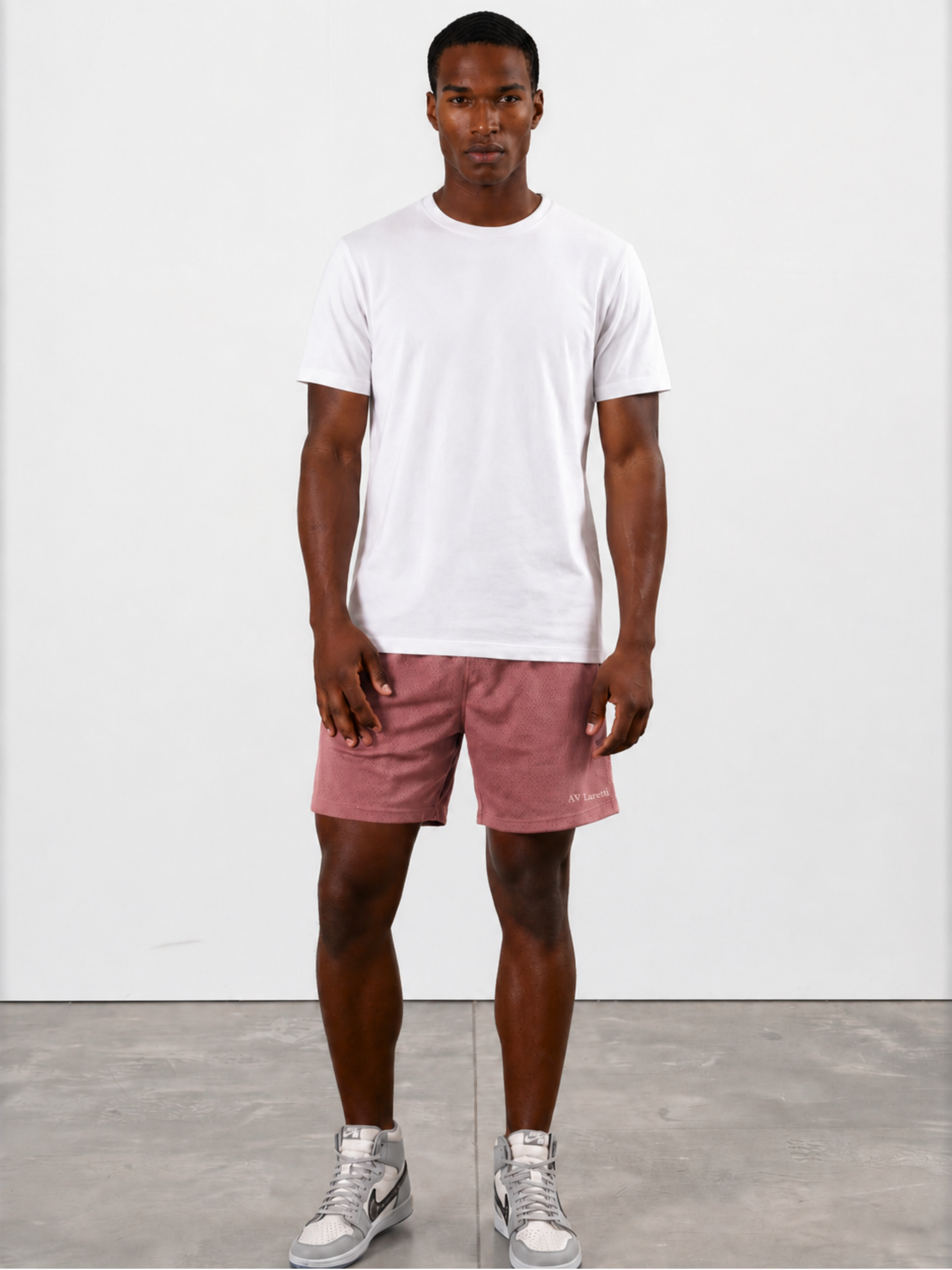 Chocolate Brown Short with Hidden Zipper Pockets