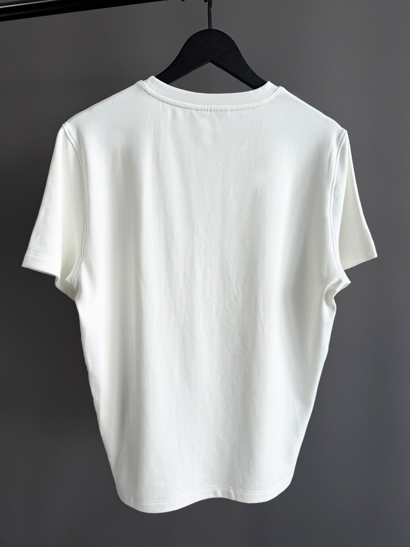 Off white with matching topstitching standard tee