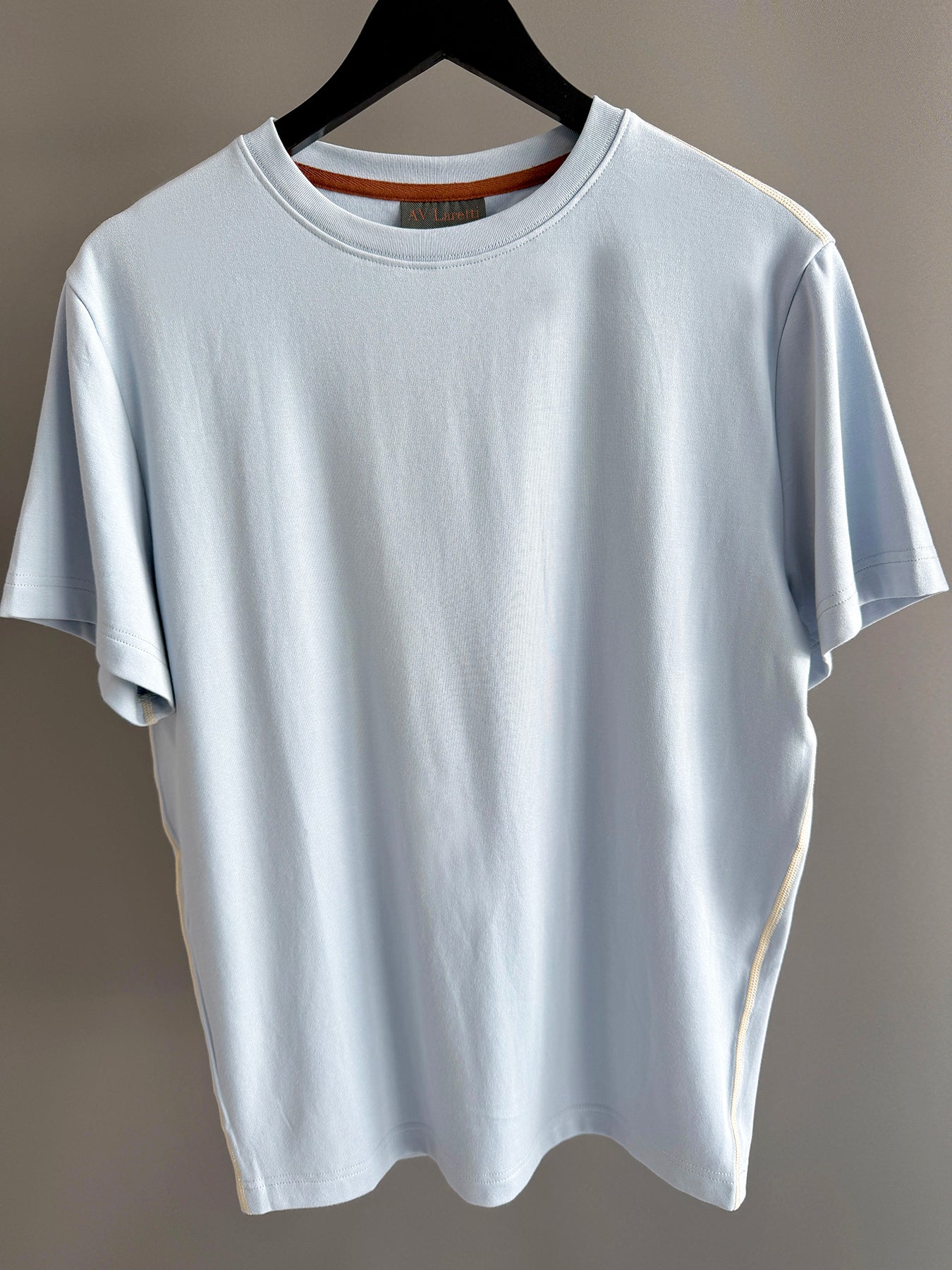 Powder blue crewneck tee shirt