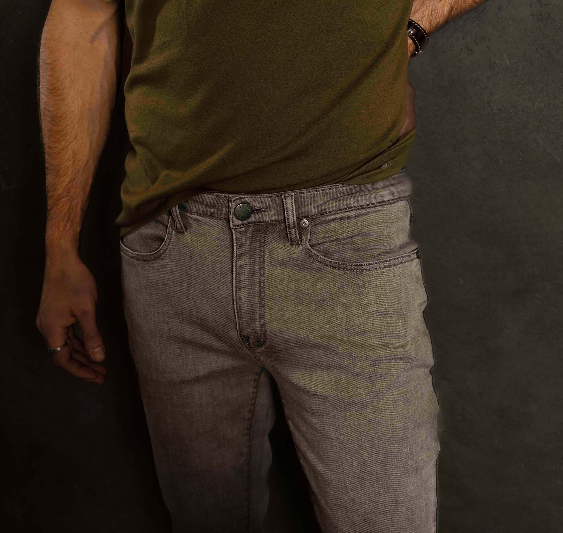 Light brown wash pant