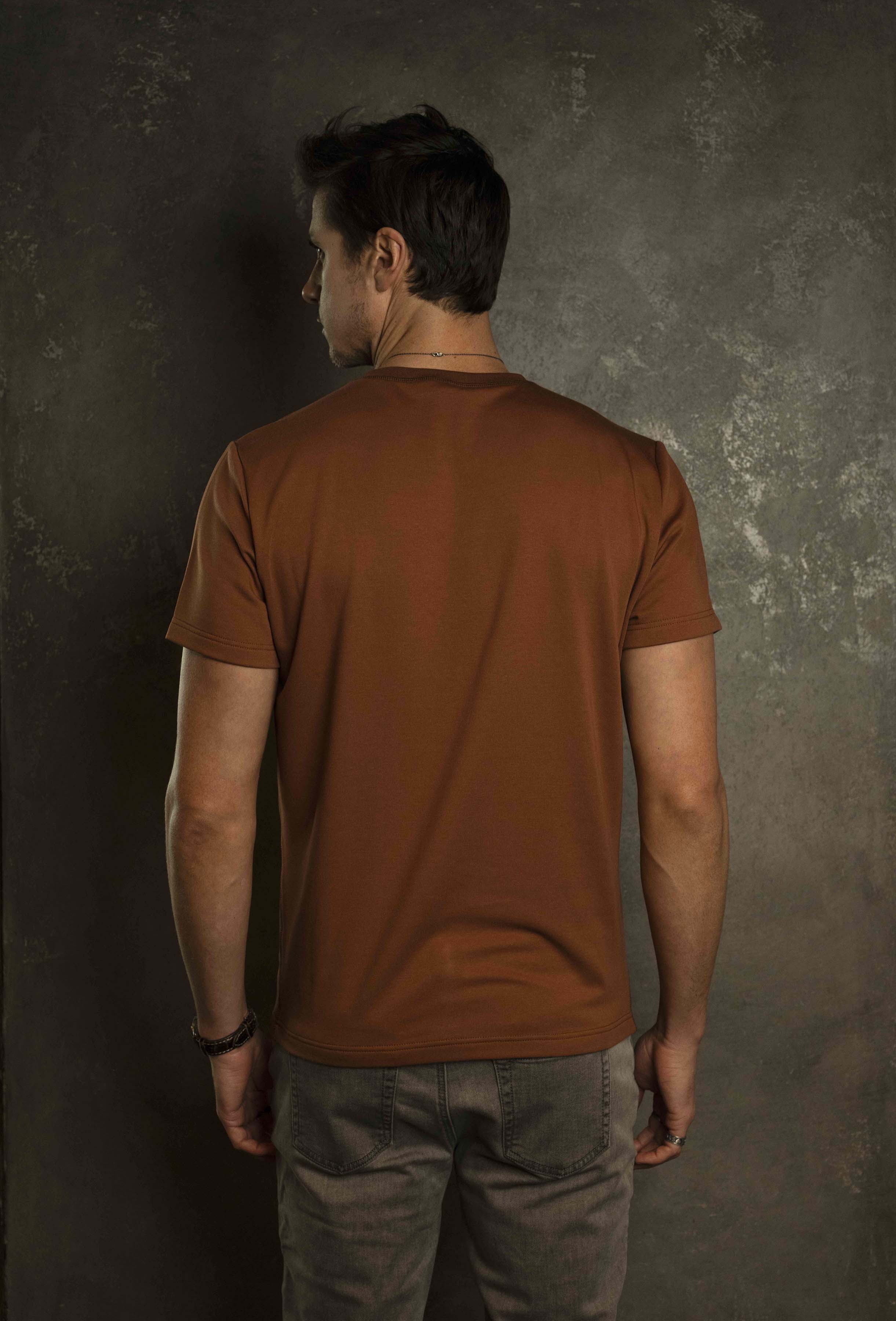 Mens clothing brand new york. Brown mens crew neck