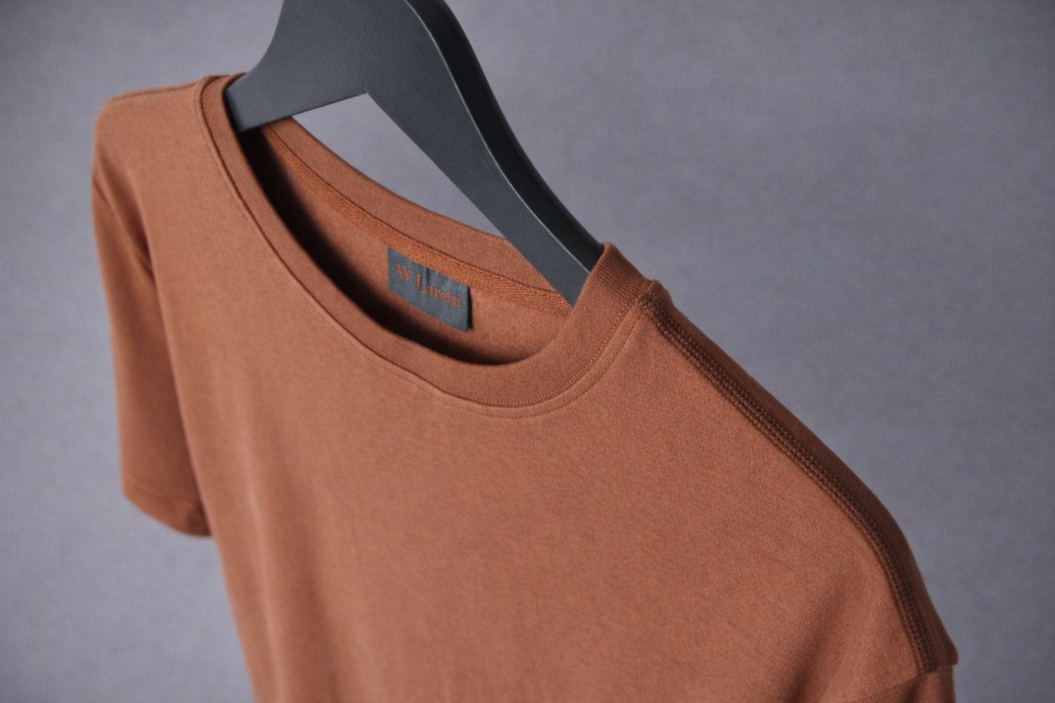 Saddle Brown standard crew neck tee